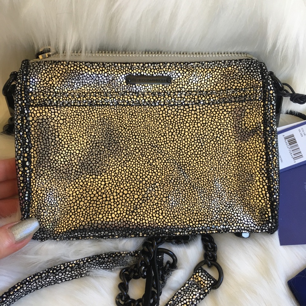 🔴SOLD🔴 Rebecca Minkoff silver micro mac bag - Picture 5 of 8